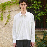 Nika Shirt, White Stripe