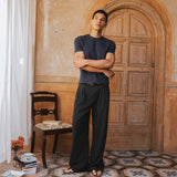 Brando Fitted T-Shirt, Washed Navy