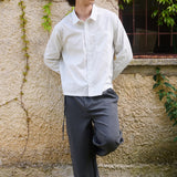 Nika Shirt, White Stripe