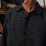 Blaise Checked Shirt, Black