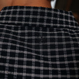 Blaise Checked Shirt, Black