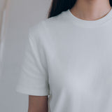 Bernard Ribbed T-Shirt, White