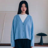 Cleo Mohair Cardigan, Blue