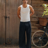 Dylan Wool Trousers, Black