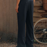 Dylan Wool Trousers, Black