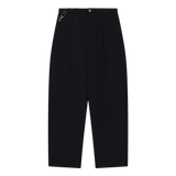 Lowen Striped Trousers, Black